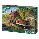Jumbo-Falken-Puzzle – Landschaftsschlösser, 1000 Teile.