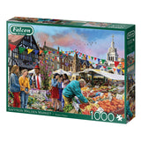 Jumbo-Falken-Puzzle – Saffron Walden Market, 1000 Teile.