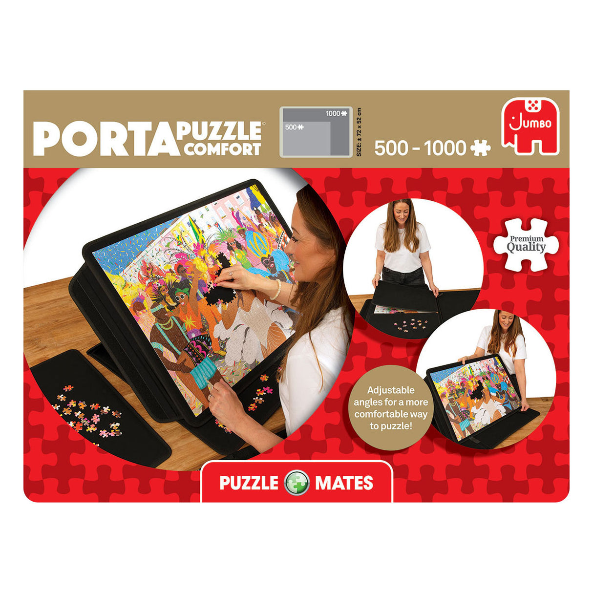 Jumbo-Portapuzzle-Komfort-Puzzlematte, 500-1000 Teile