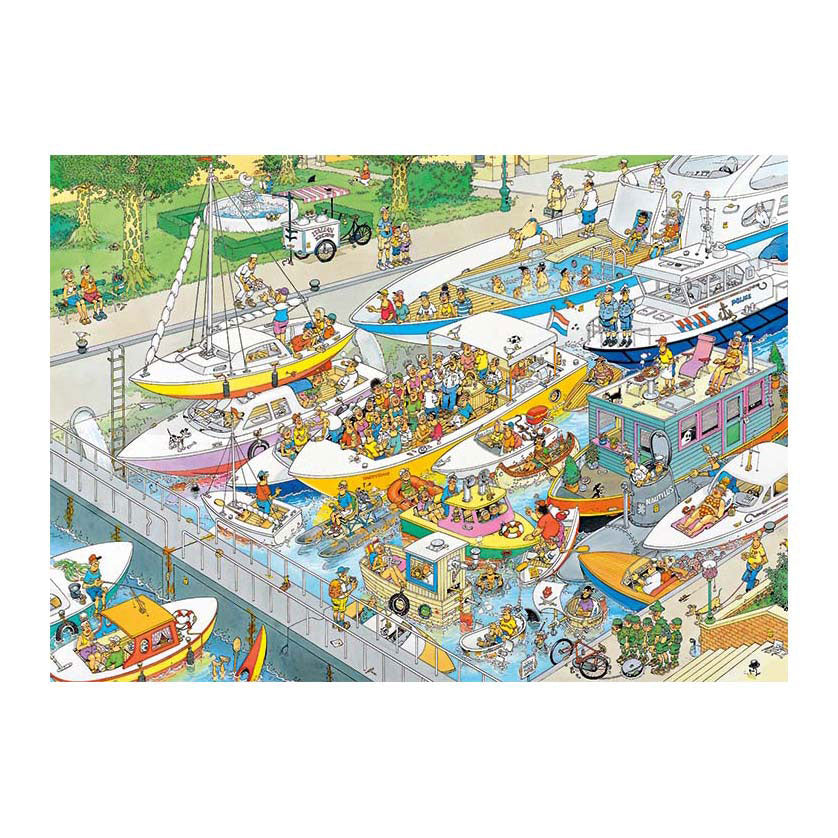 Jumbo Jan van Haasteren Puzzle – die Schlösser, 1000 Teile.