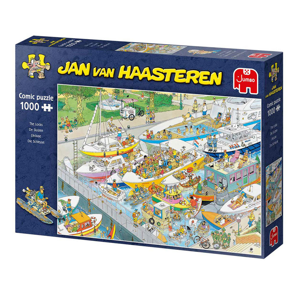 Jumbo Jan van Haasteren Puzzle – die Schlösser, 1000 Teile.