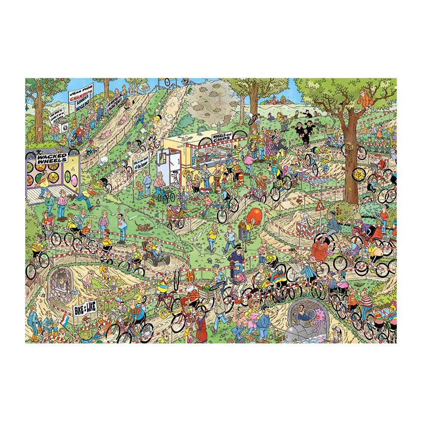 Jumbo Jan van Haasteren Puzzle - Cyclocross, 1000 Teile.