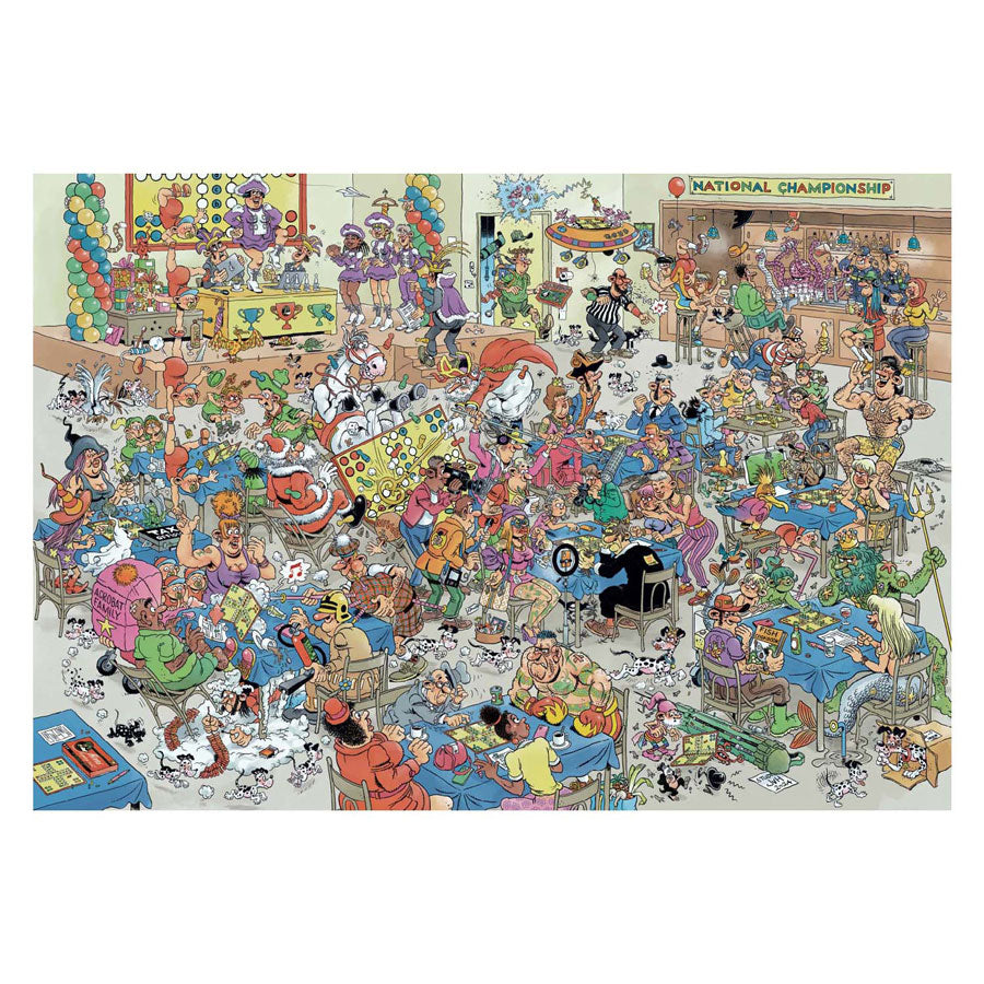 Jumbo-Puzzle Jan Van Haasteren Niederländische Meisterschaft People Don't Annoy You 2000 Teile