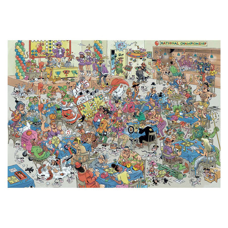 Jumbo-Puzzle Jan Van Haasteren Niederländische Meisterschaft People Don't Annoy You 2000 Teile