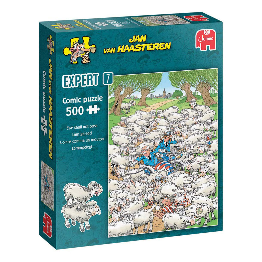 Jumbo Jan van Haasteren Puzzle Experte 7 – gelähmt, 500 Teile.