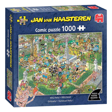 Jan van Haasteren – Grillparty! - 1000 Teile Puzzle - Puzzle