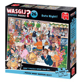 Jumbo Wasgij Mystery 26 Puzzle – Date Night!, 1000 Teile.