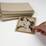 Creativ Company Recyclingkarton, A5, Blatt 148x210 mm, 225 gr, graubraun, 125 Blatt 1 Karton