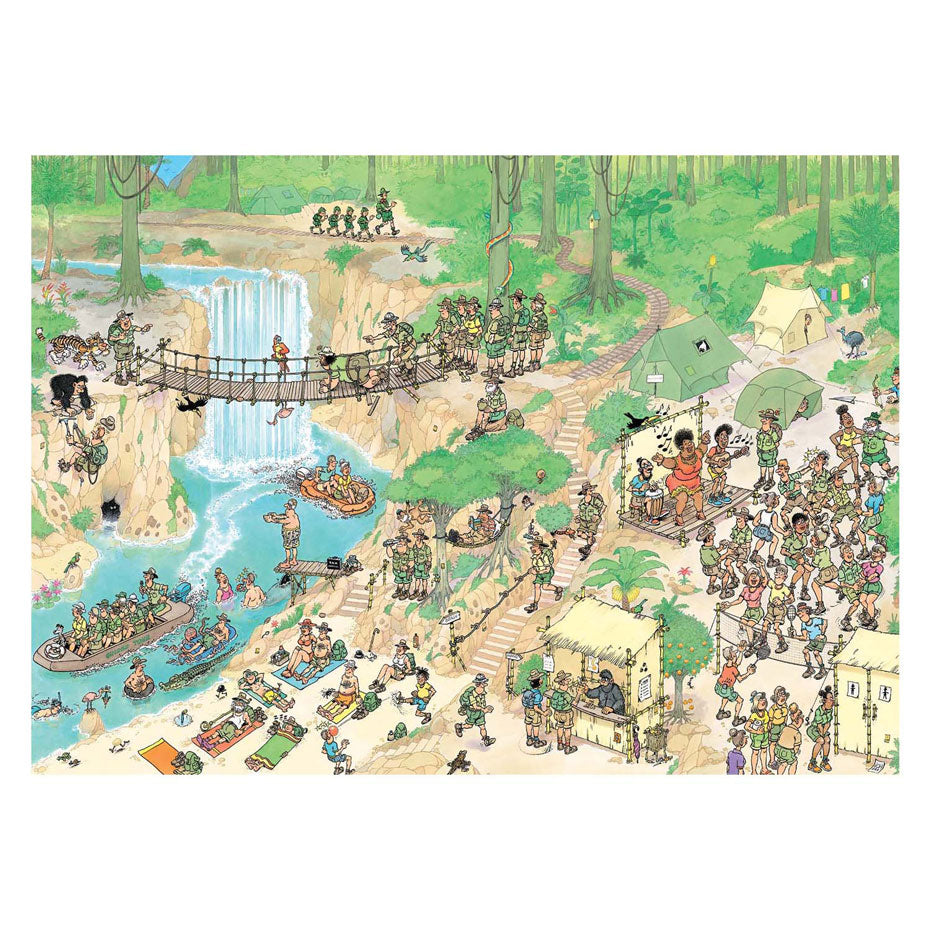 Jan van Haasteren Puzzle - Die Dschungeltour, 1000 Teile.