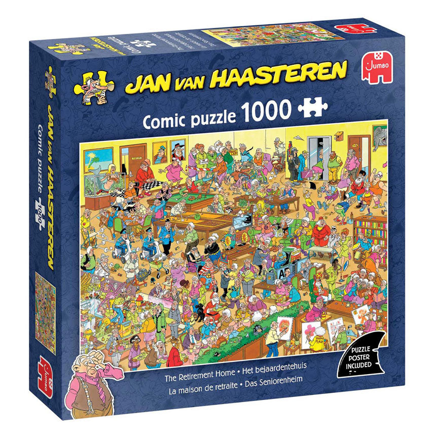 Jan van Haasteren Puzzle - Das Altersheim, 1000 Teile.