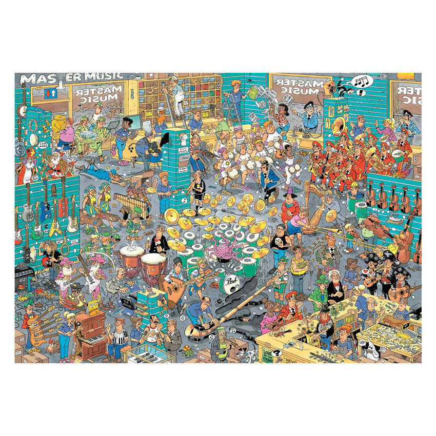 Jumbo jvh Puzzle Musikladen 2x1000 Teile.