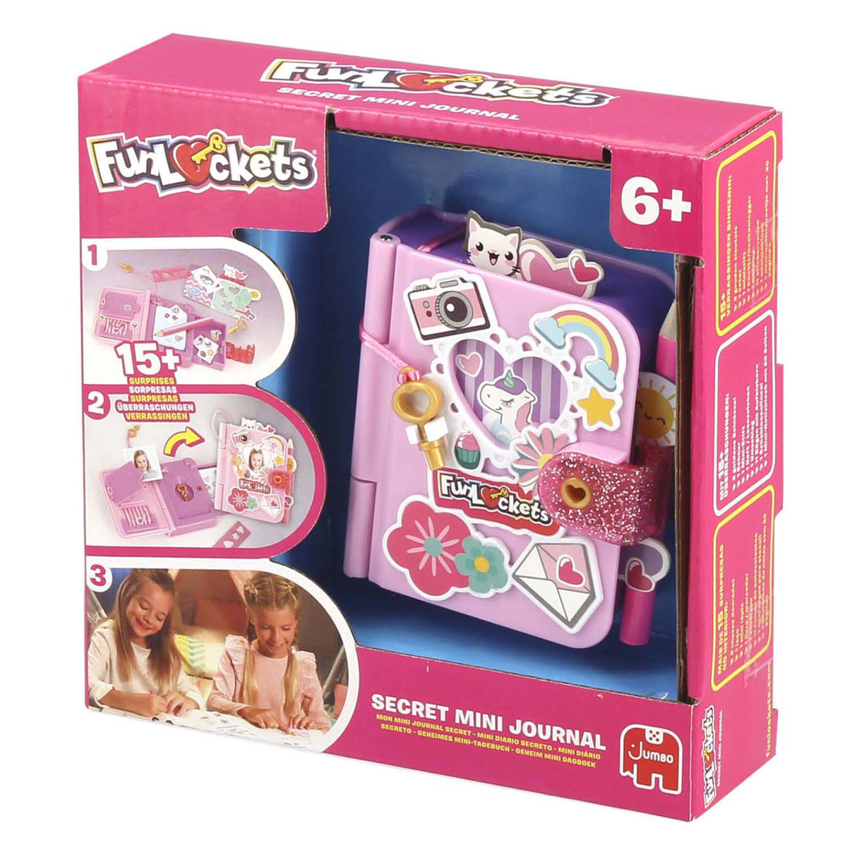 Jumbo Funlockets geheimes Mini-Tagebuch | 2 Stk