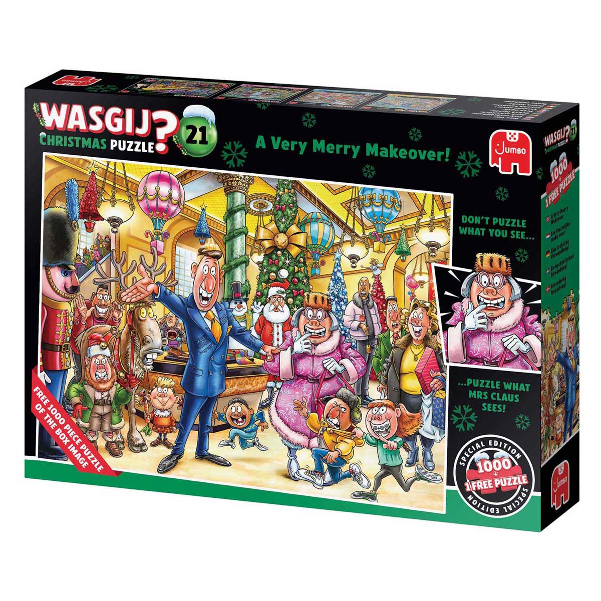 Jumbo Wasgij Christmas 21 Makeover! 2x1000Stk