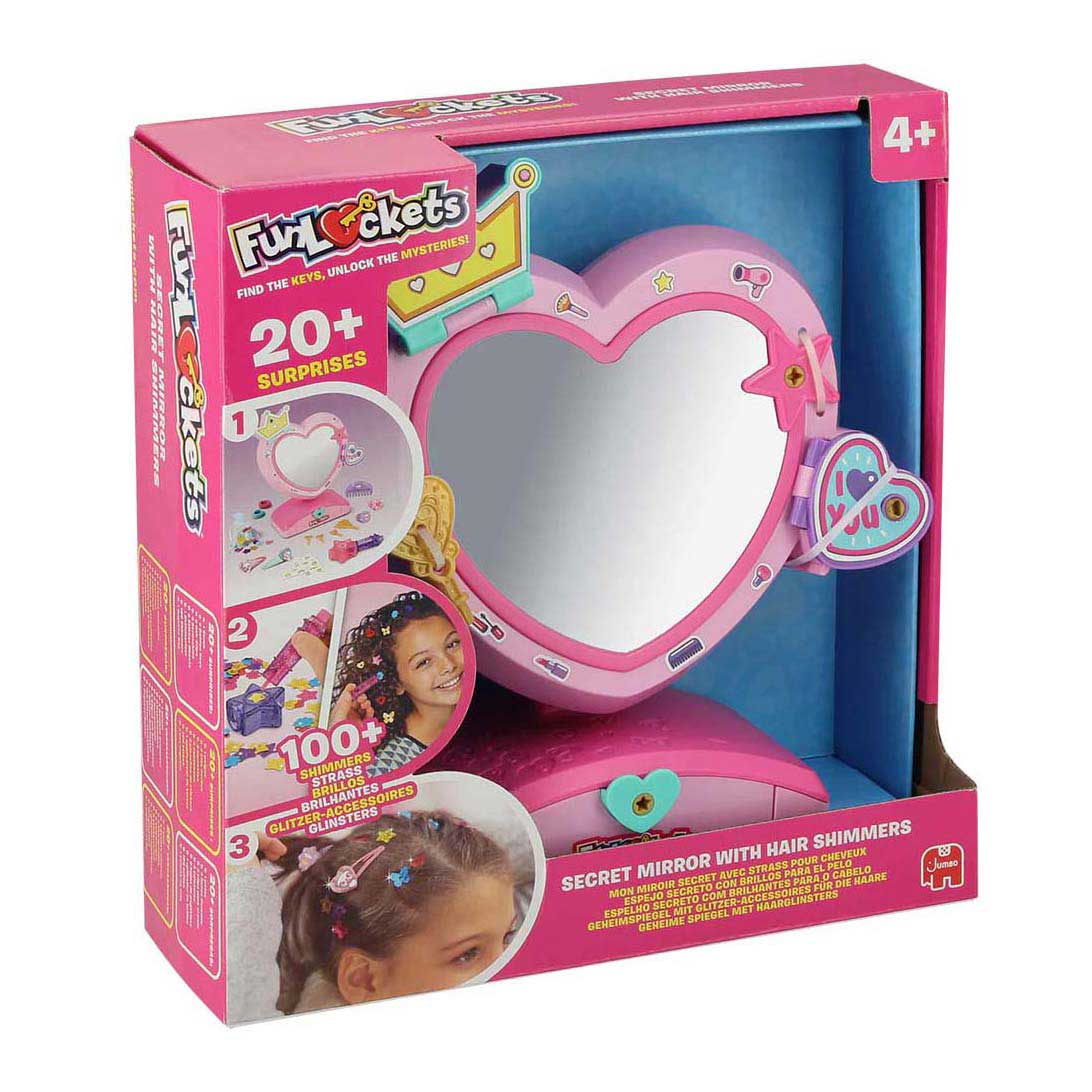 Jumbo Funlockets Geheimspiegel mit Haarglitzer | 2 Stk