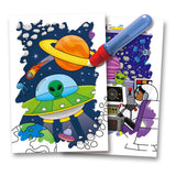 Jumbo-Wassermagie – Weltraum-Malbuch