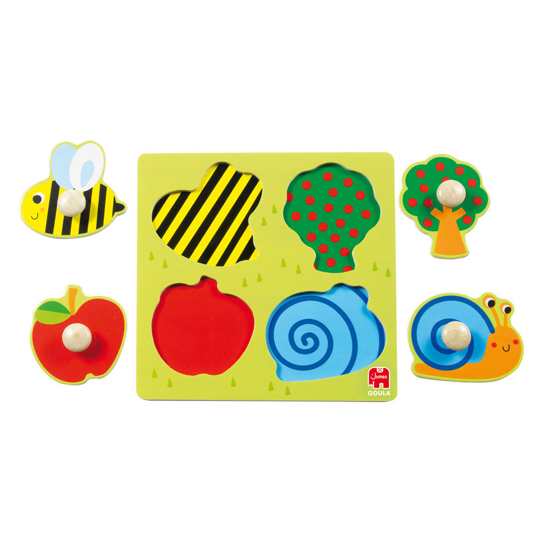 Jumbo goula noppenpuzzel boomgaard - 4st.