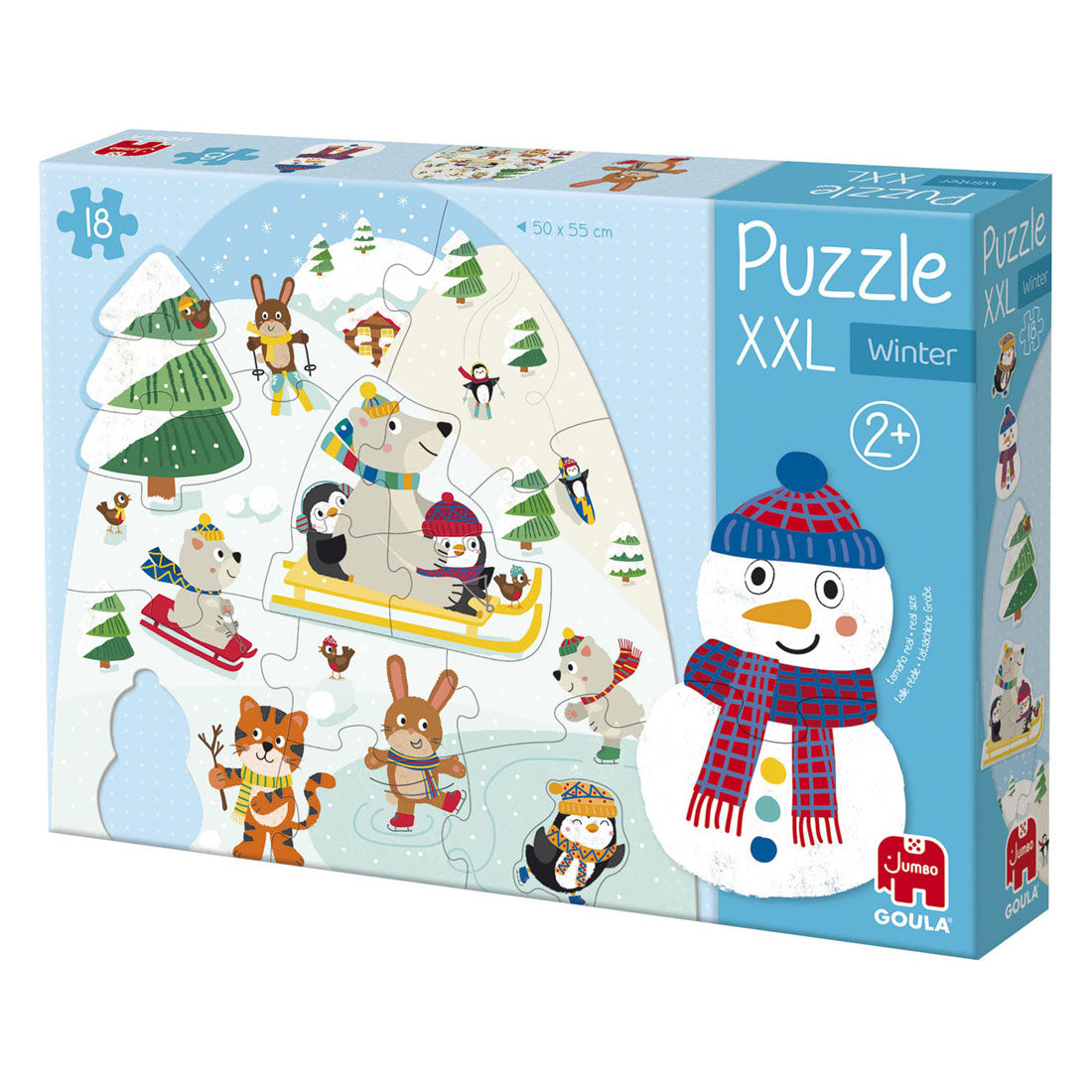 Goula jumbo puzzel xxl winter - 18st.