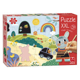 Jumbo goula puzzel xxl magische kraspuzzel - 27st.