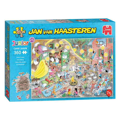 Jan van haasteren junior legpuzzel 25 schoolkamp - 360st.
