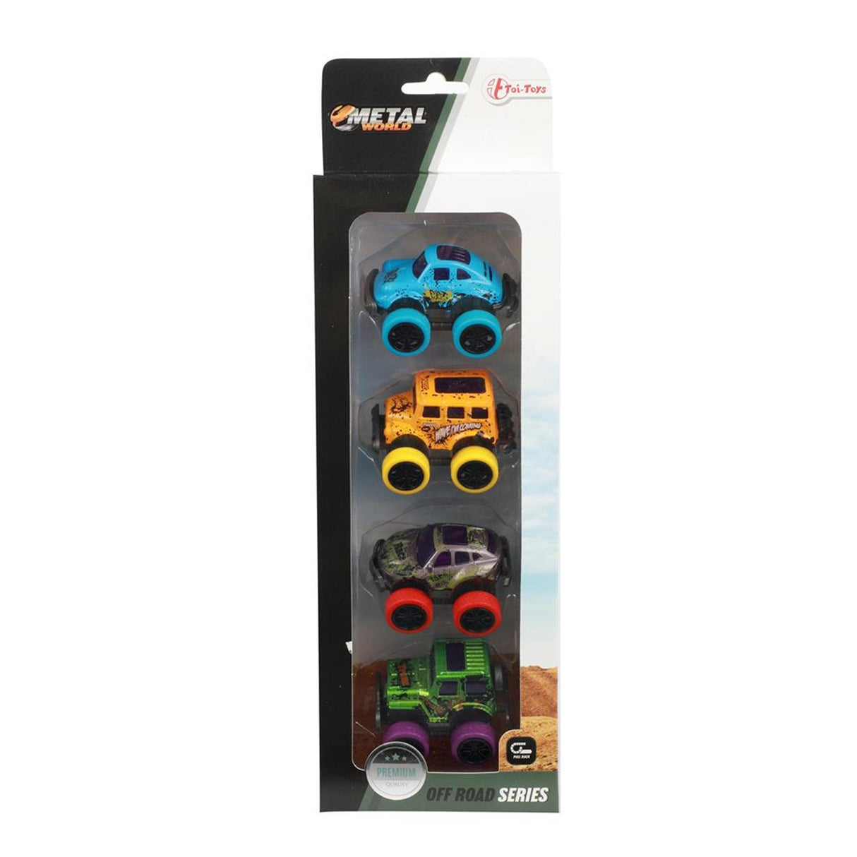 Toi-Toys Toi Toys Off-Road-Miniautos, Set 4