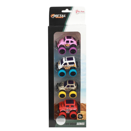 Toi-Toys Toi Toys Off-Road-Miniautos, Set 4