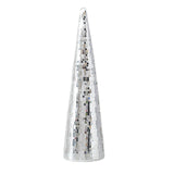 Boltze Home Weihnachtsbaum Disco Spiegelglas H39cm