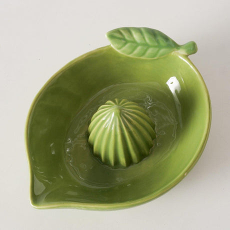 Boltze Home Zitruspresse Limettenporzellan 200ml 15x11,4x5cm Zitrusfrüchte