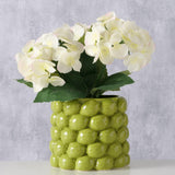 Boltze Home Blumentopf Limette Ø16x14cm Porzellangrün