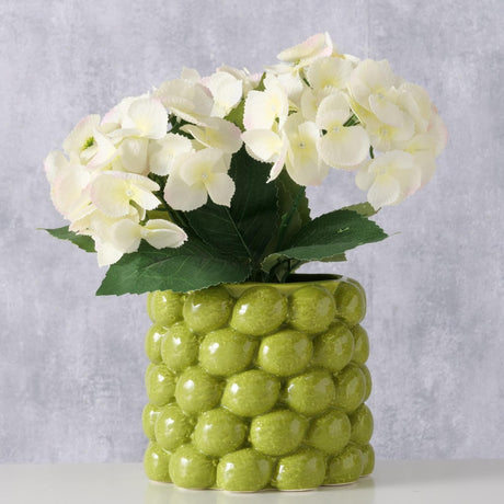 Boltze Home Blumentopf Limette Ø16x14cm Porzellangrün