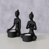 Boltze Home Teelichthalter Yoga