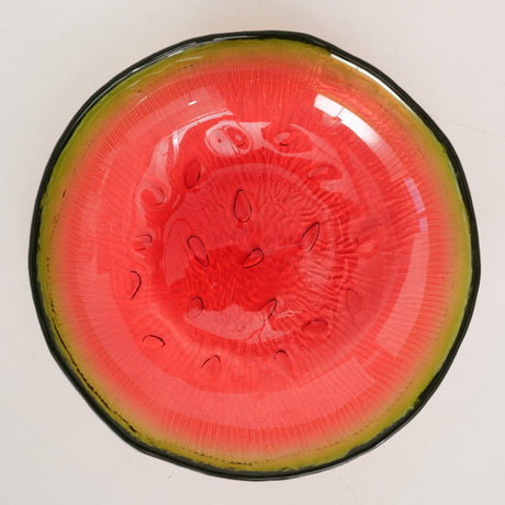 Boltze Home Schüssel Glas fruchtig H3,5cm, D 16cm Melone