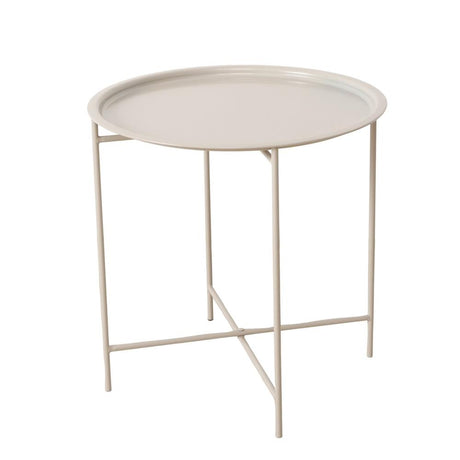 Boltze Home Tabletttisch Metall Beige