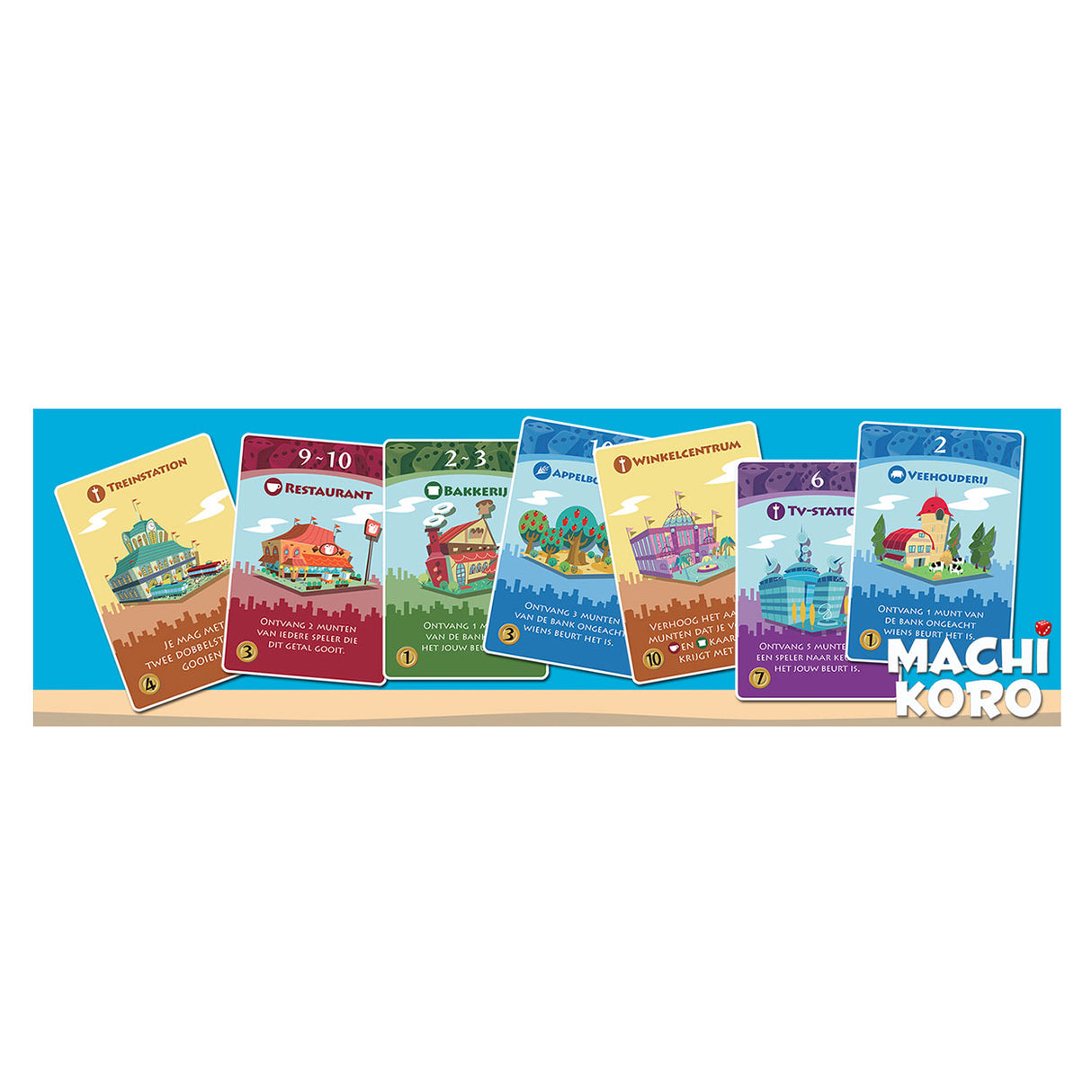 Jeux de gobelin blancs machi koro gip de dés