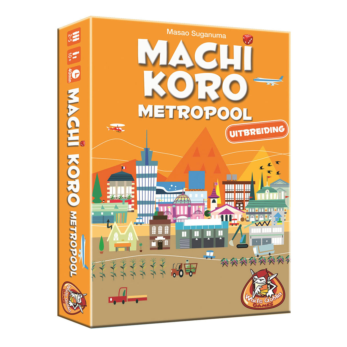 Juegos Goblin White Machi Koro Metrolis de expansión