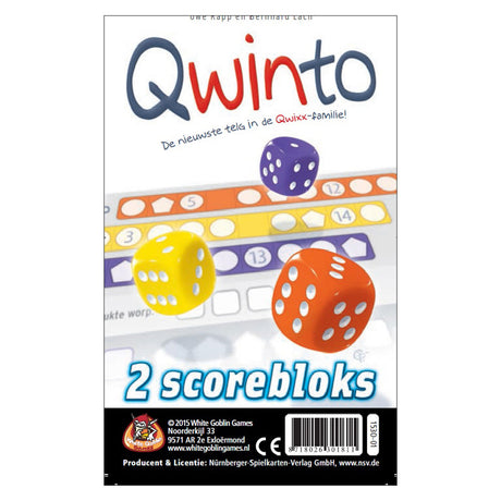 Weiße Goblin-Spiele Qwinto Bloks
