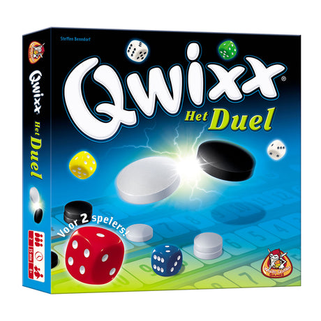White Goblin Games Qwixx das Duell-Würfelspiel (niederländisch, 2 Spieler, 15 Minuten, ab 8 Jahren)