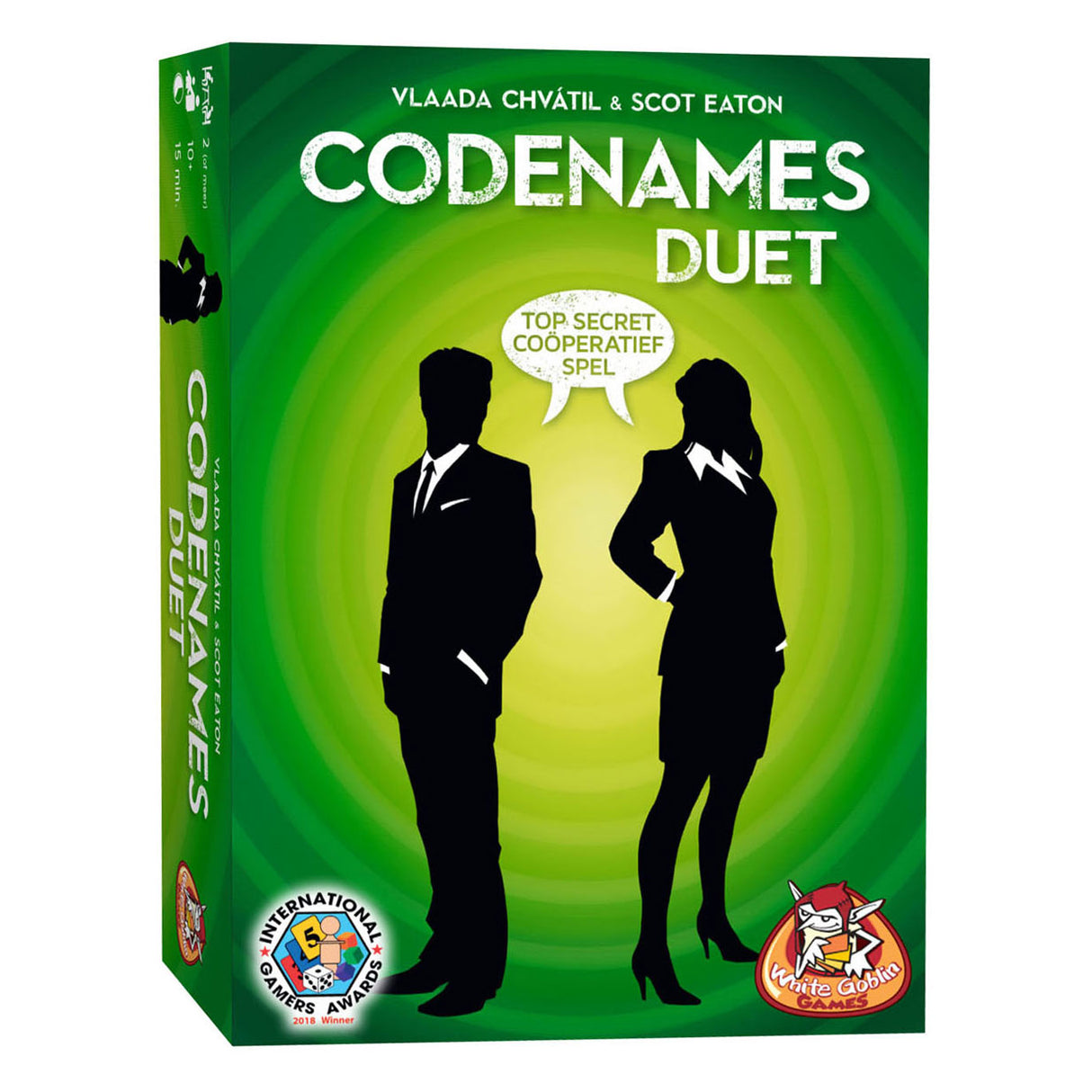 Jeux de codes gobelin blancs jeu de cartes en duo