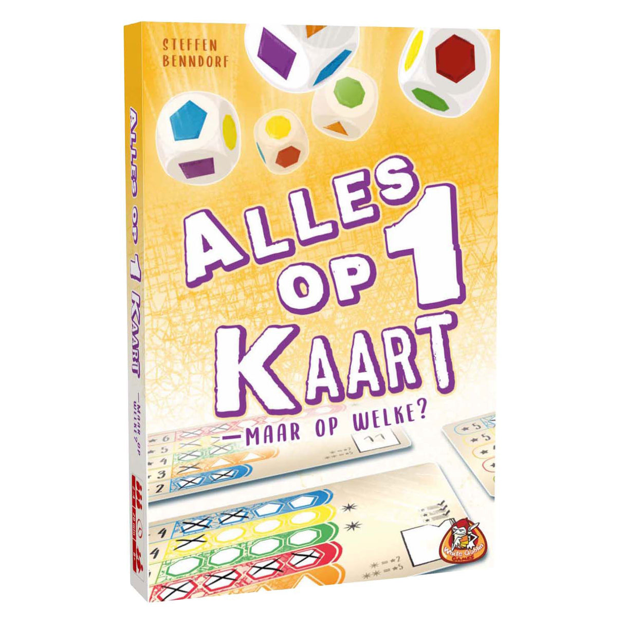 Weiße Koboldspiele, alles auf einer Karte – Würfelspiel