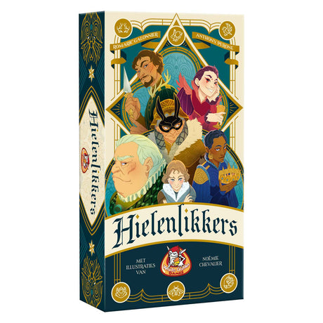 Weiße Koboldspiele - Speichellecker - Kartenspiel - 2 bis 5 Spieler - interaktives Kerzenspiel für Familien - ab 8 Jahren -