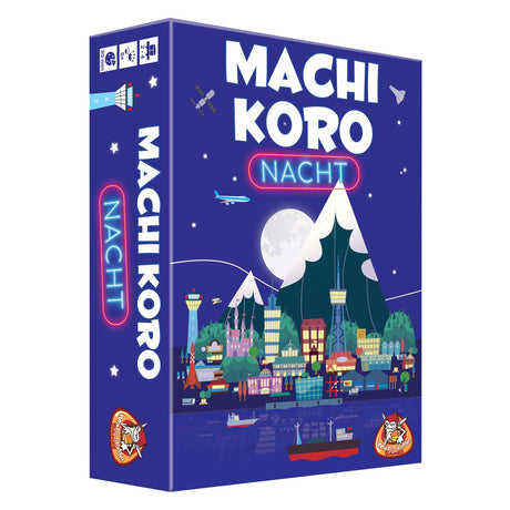 Weiße Kobold-Spiele – Machi-Koro-Nacht – Familienspiel – 2 bis 4 Spieler – 30 Minuten – ab 8 Jahren
