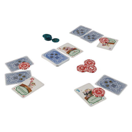Weiße Koboldspiele – Ratjack – Kartenspiel – 2 bis 4 Spieler – 20 Minuten – ab 10 Jahren – flüssiges und interaktives Kartenspiel