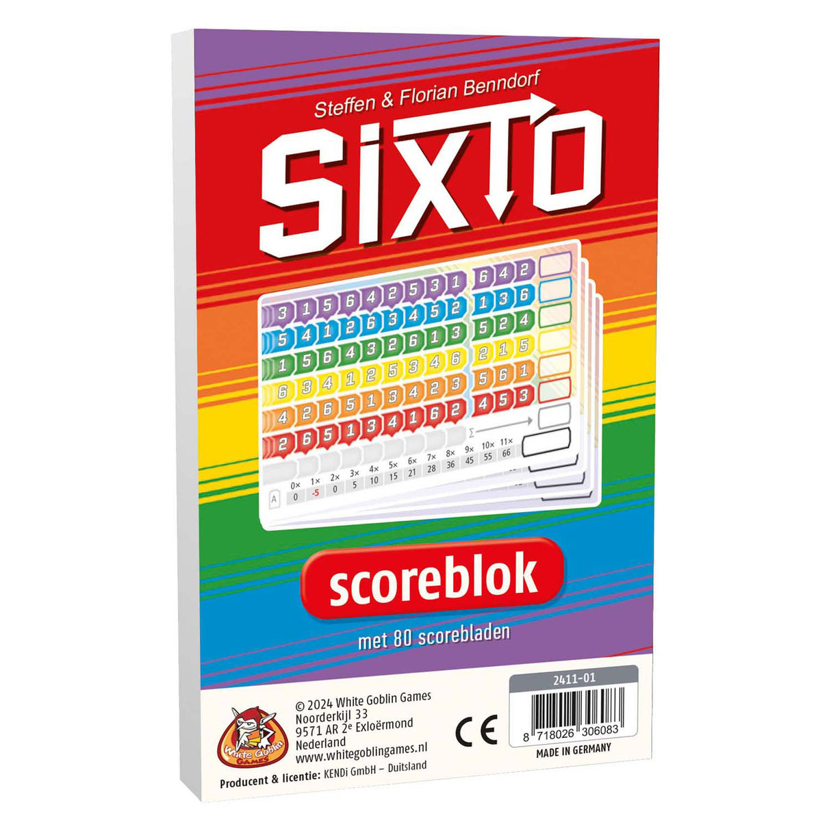 White Goblin-Spiele Sixto-Blöcke – Punkteblock