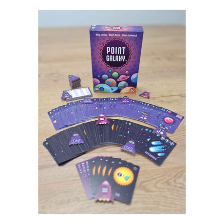 White goblin games - point galaxy - kaartspel - 1 tot 5 spelers - 15 minuten - vanaf 10 jaar