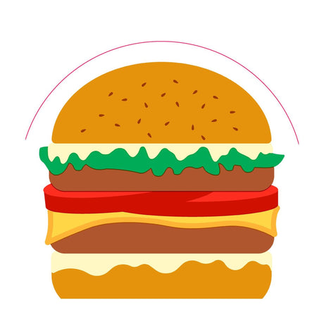 Duni Silhouetten Servietten Burger Airlaid 33cm