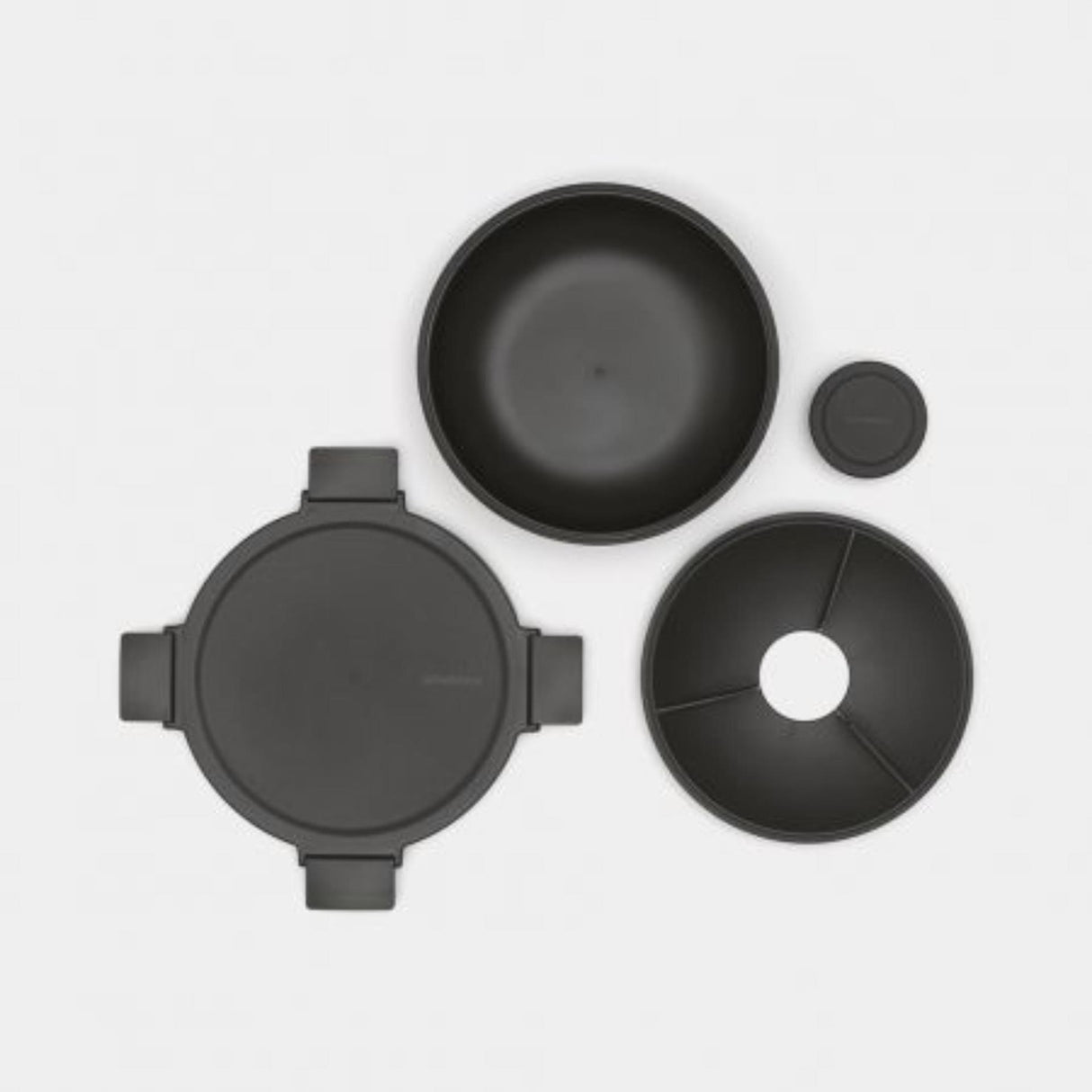 Brabantia Salatbehälter 1,3l dunkelgrau