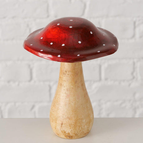 Boltze Home Pilz Pilo Mangoholz 13x13x15cm
