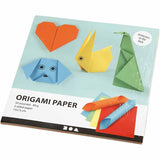 Creativ Company Origami-Papier, Größe 15 x 15 cm, 80 g, 5 x 10 Blatt, 1 Karton