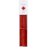 Vivi Gade Papierflechtstreifen, L: 44+78 cm, B: 15+25 mm, T 6,5+11,5 cm, Glitzer, Lack, Rot, 40 Streifen 1 Box