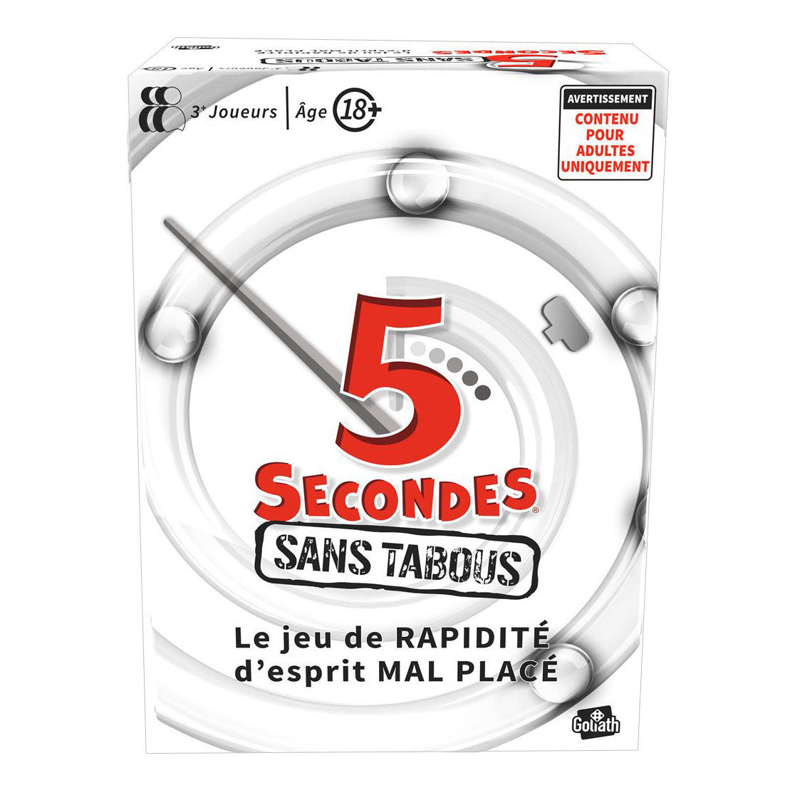 Goliath games goliath 5 seconds gezelschapsspel uncensored - franstalig