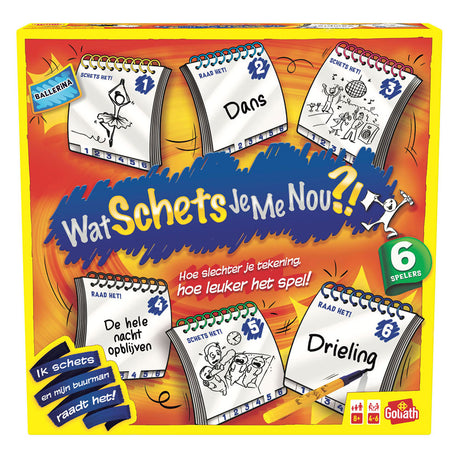 Goliath games goliath wat schets je me nou?! gezelschapsspel - 6 spelers